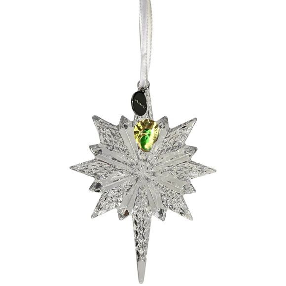 NOB Waterford 2018 Snowstar Christmas Ornament Snowflake Star w/Box & Tags - Picture 4 of 16